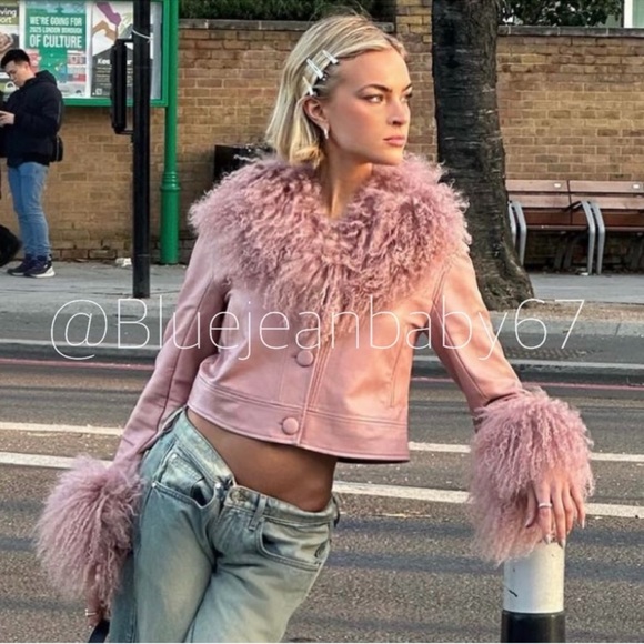 Charlotte Simone Jackets & Blazers - 🚫 SOLD 🚫 Free People x Charlotte Simone Cropped Penny Faux Leather Jacket 💞